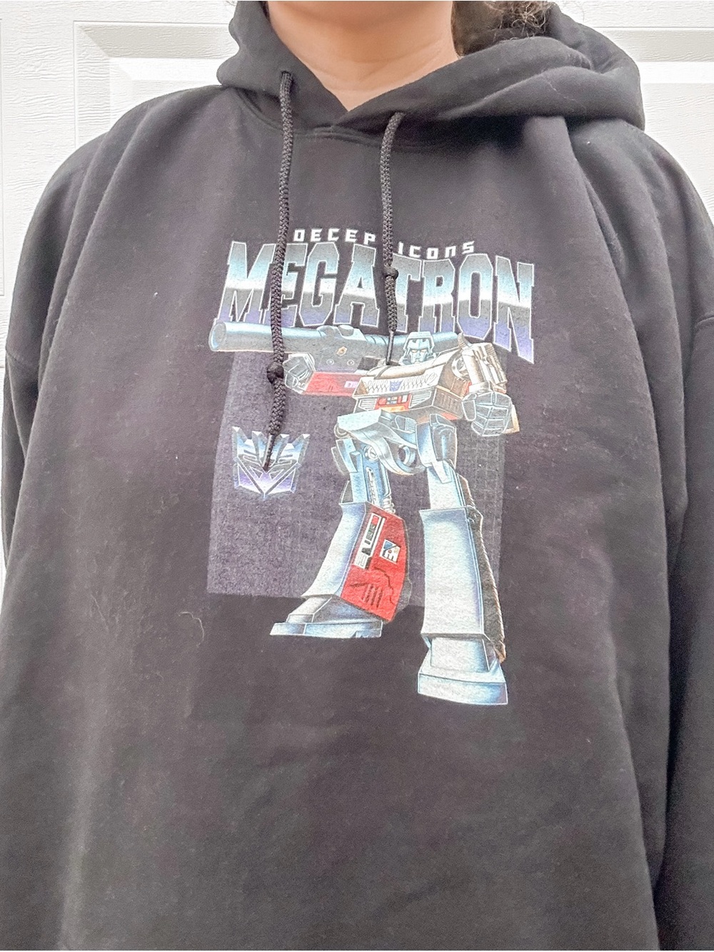 Gildan Black Megatron Graphic Hoodie - Men